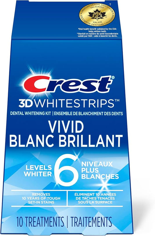 【メープルビューティー】クレスト3Dホワイト ホワイトニングストリップス Vivid Blanc Brillant